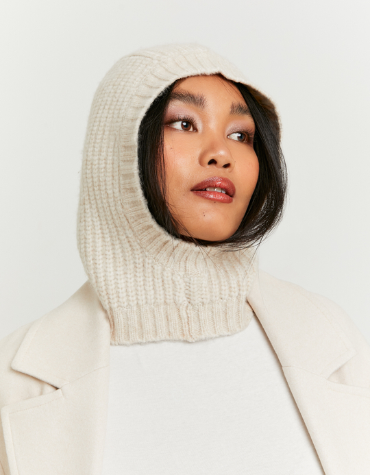 TALLY WEiJL, Cagoule Blanche en Maille for Women