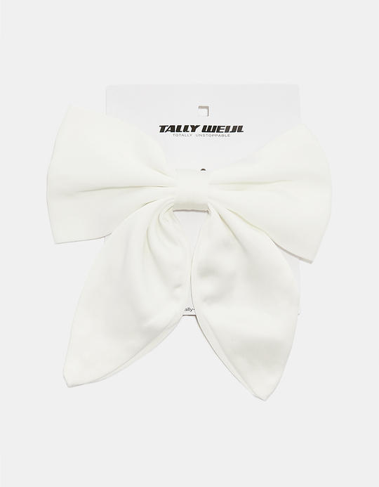 TALLY WEiJL, Fermaglio per Capelli con Fiocco Bianco for Women