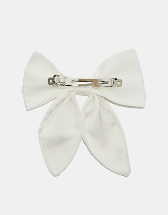 TALLY WEiJL, Fermaglio per Capelli con Fiocco Bianco for Women