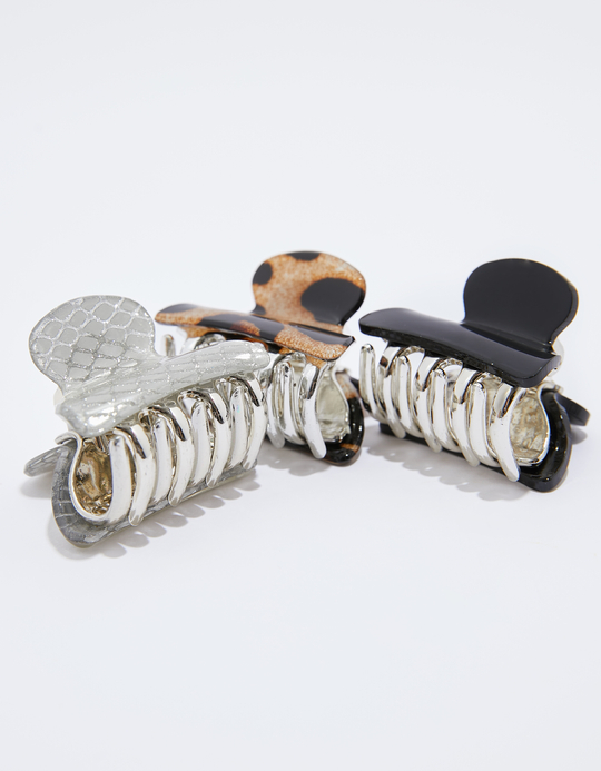 TALLY WEiJL, Set of 3 Hair Clips for Women