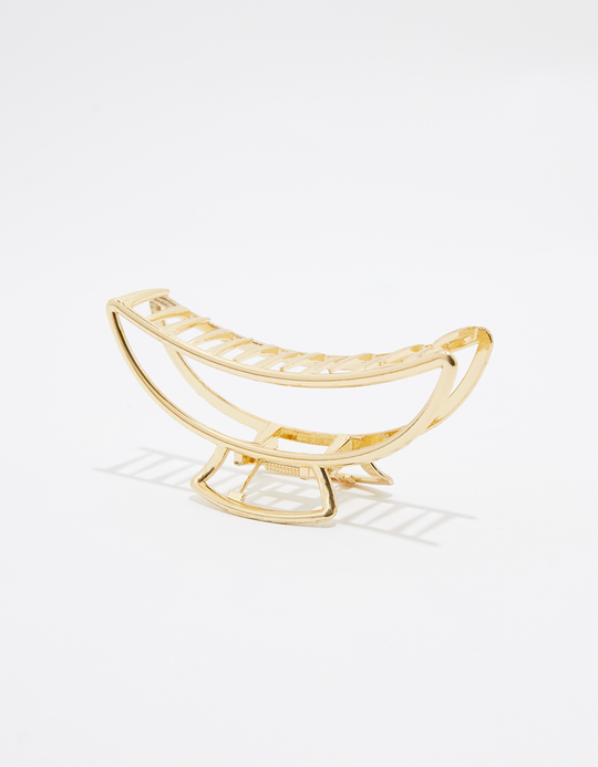 TALLY WEiJL, Gold Metal Hair Claw for Women