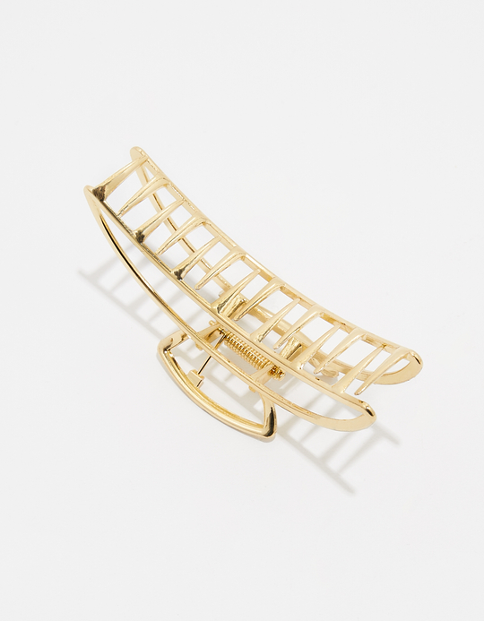 TALLY WEiJL, Gold Metal Hair Claw for Women