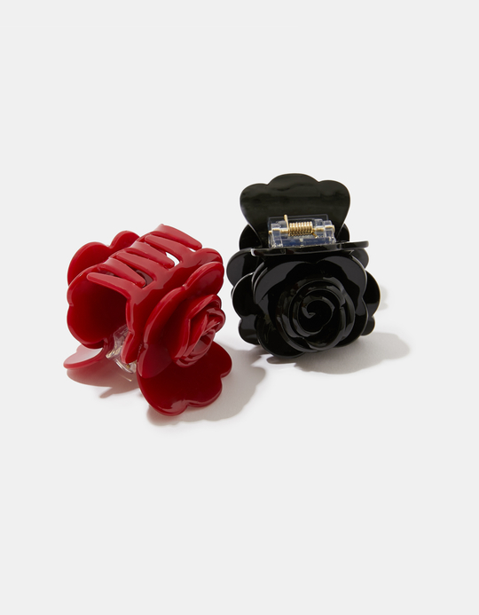 TALLY WEiJL, Set of 2 Flowers Hair Clips for Women