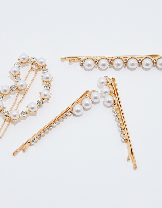TALLY WEiJL, Set 4 forcine con perle for Women