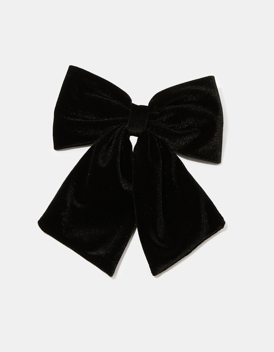 TALLY WEiJL, Black Velvet Hair Bow for Women