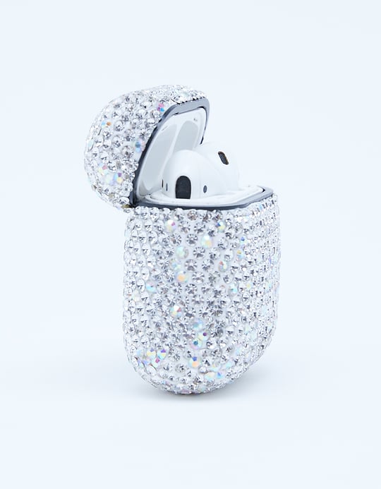 TALLY WEiJL, Rhinestone Wireless Headphone Case for Women