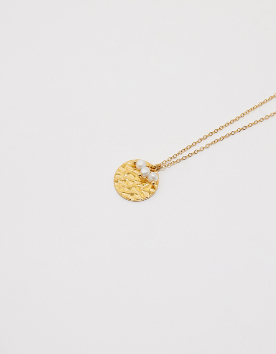 TALLY WEiJL, Golden Necklace with Pendant for Women