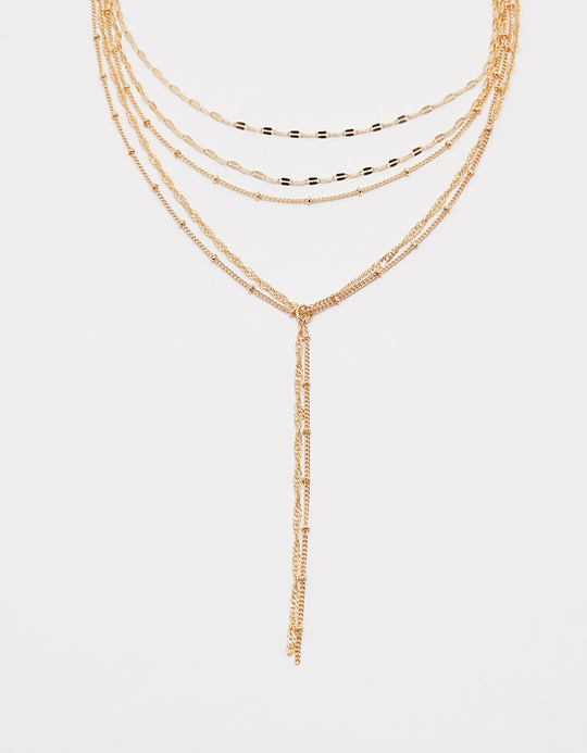 TALLY WEiJL, Layered Golden Necklace for Women