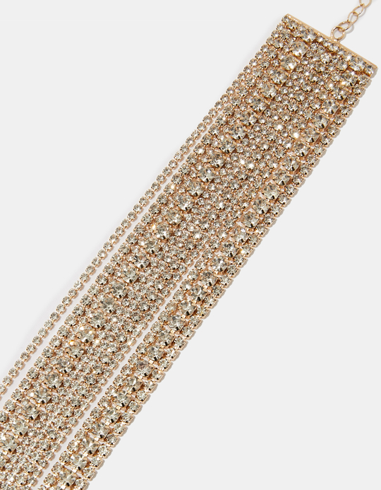 TALLY WEiJL, Goldene Halskette Mit Strass for Women