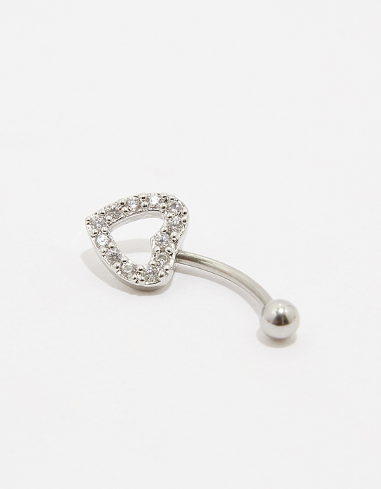 TALLY WEiJL, Heart Piercing with Strass for Women