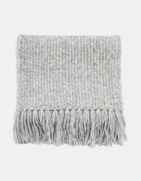TALLY WEiJL, Grauer Schal mit Fransen for Women