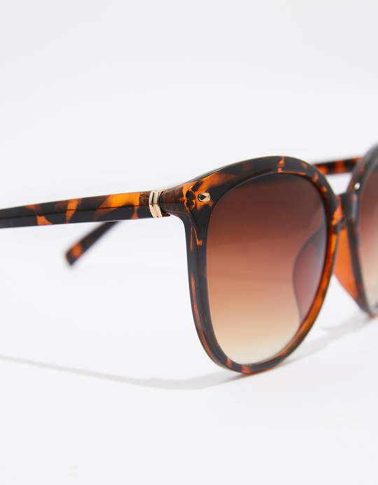 TALLY WEiJL, Lunettes de Soleil Rondes Motif Écailles de Tortue for Women