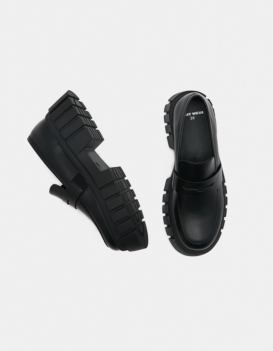 TALLY WEiJL, Schwarze Plateau-Schuhe for Women
