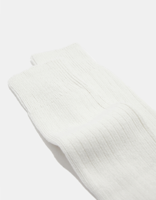 TALLY WEiJL, Chaussettes Hautes Blanches Côtelées for Women