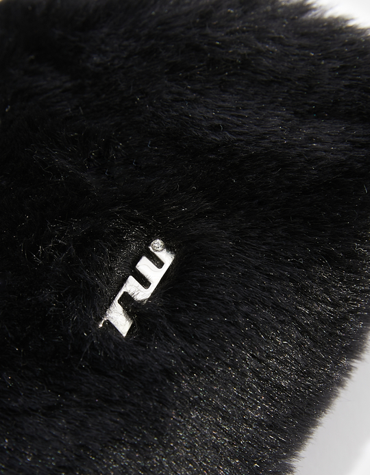 TALLY WEiJL, Black Faux Fur Wallet for Women