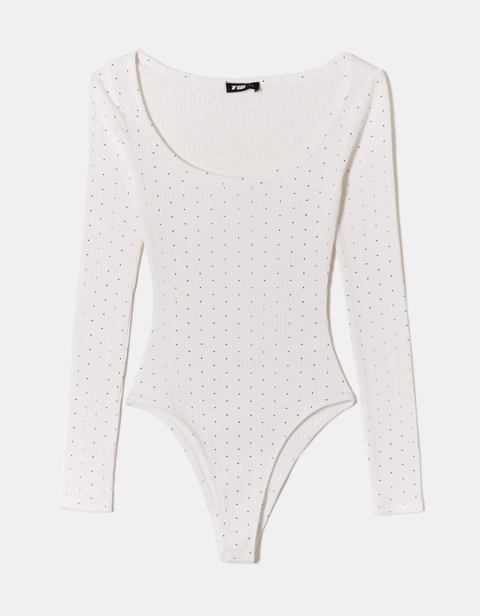 TALLY WEiJL, Weißer Basic Bodysuit for Women