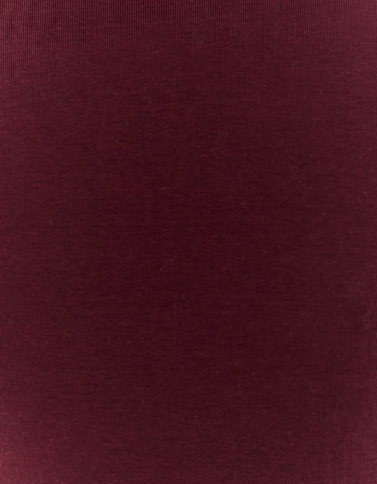 TALLY WEiJL, Body Bordeaux Basique à Col Montant for Women