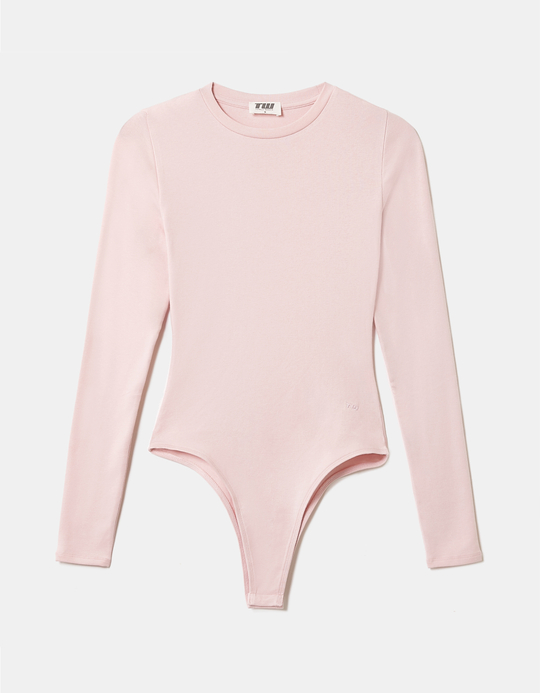 TALLY WEiJL, Body Basic Rosa a Maniche Lunghe for Women