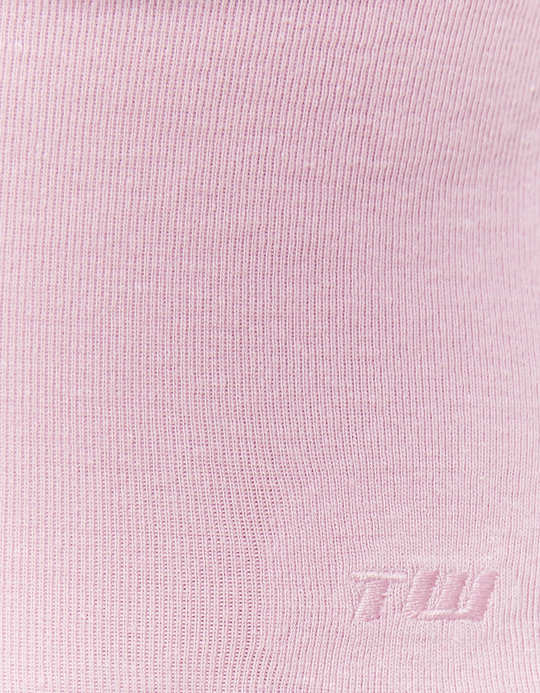 TALLY WEiJL, Pink Basic Long Sleeves Bodysuits for Women