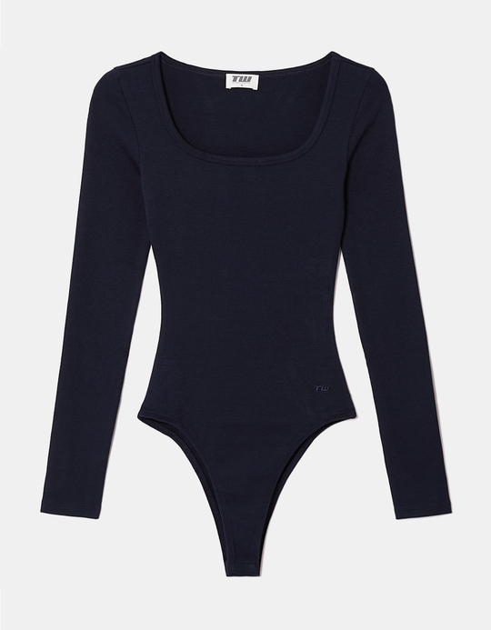TALLY WEiJL, Body Blu a Maniche Lunghe for Women