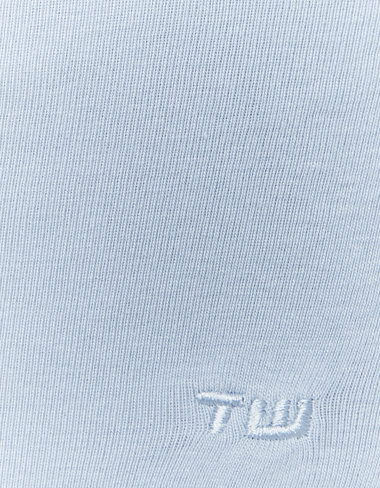 TALLY WEiJL, Light Blue Long Sleeve Bodysuit for Women