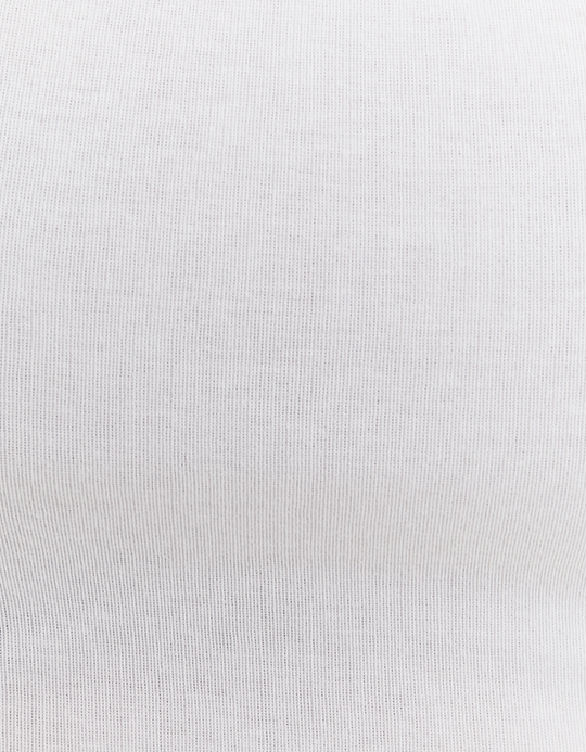 TALLY WEiJL, White Basic Long Sleeves Bodysuit for Women