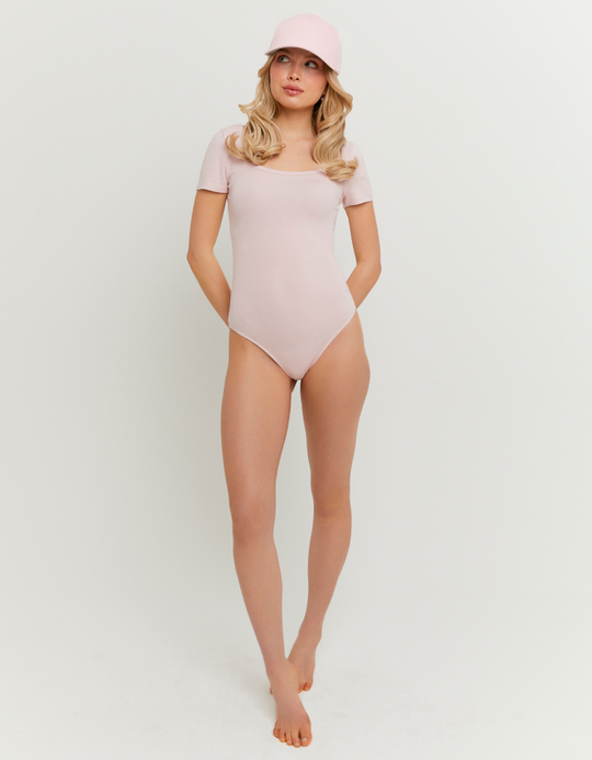 TALLY WEiJL, Body basic rosa a maniche corte for Women