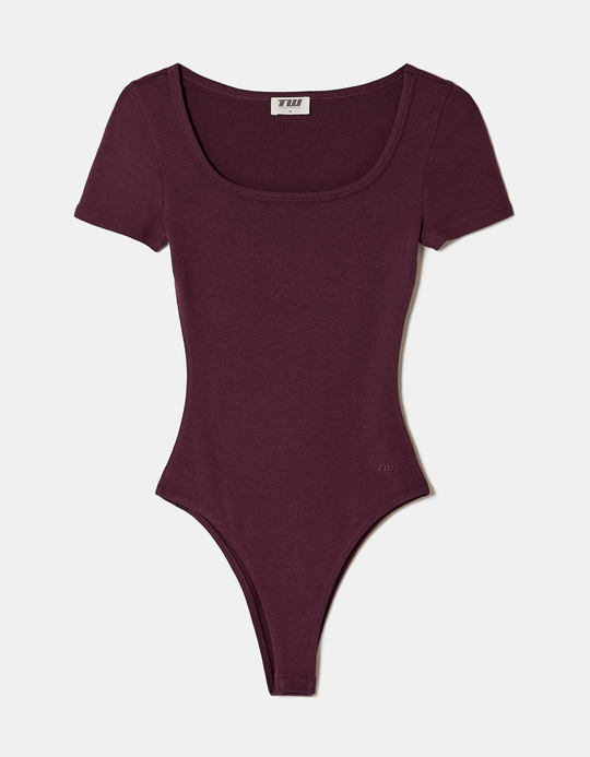 TALLY WEiJL, Purple Basic Bodysuit for Women
