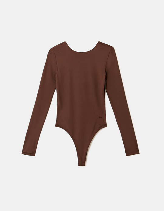 TALLY WEiJL, Brown Open Back Bodysuits for Women