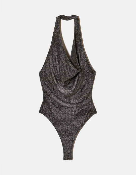 TALLY WEiJL, Body in Lurex Argento for Women