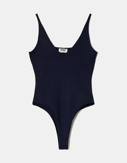 TALLY WEiJL, Blue Basic Bodysuit for Women