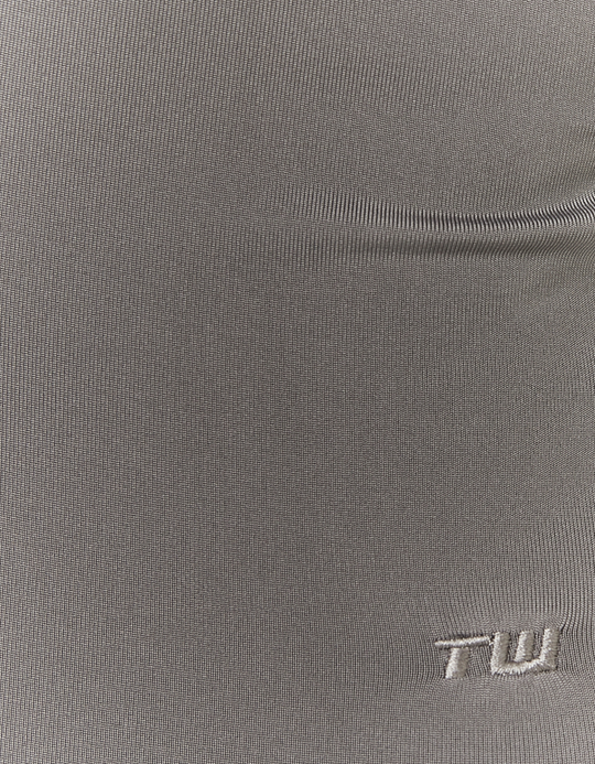 TALLY WEiJL, Grey Basic Bodysuit for Women