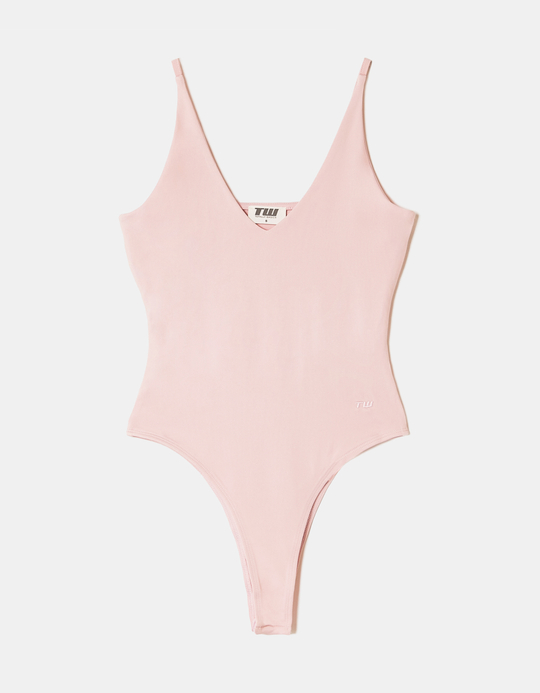 TALLY WEiJL, Pink Basic Bodysuit for Women