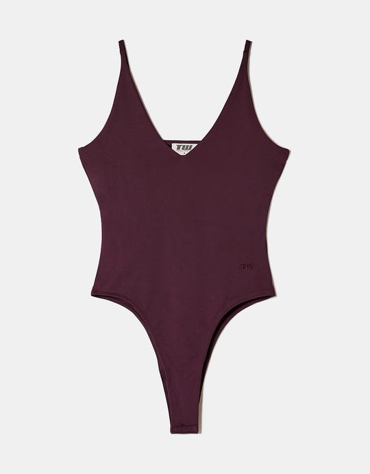 TALLY WEiJL, Purple Basic Bodysuit for Women