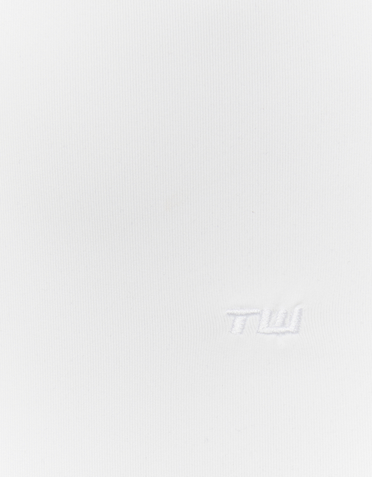 TALLY WEiJL, White Basic Bodysuit for Women