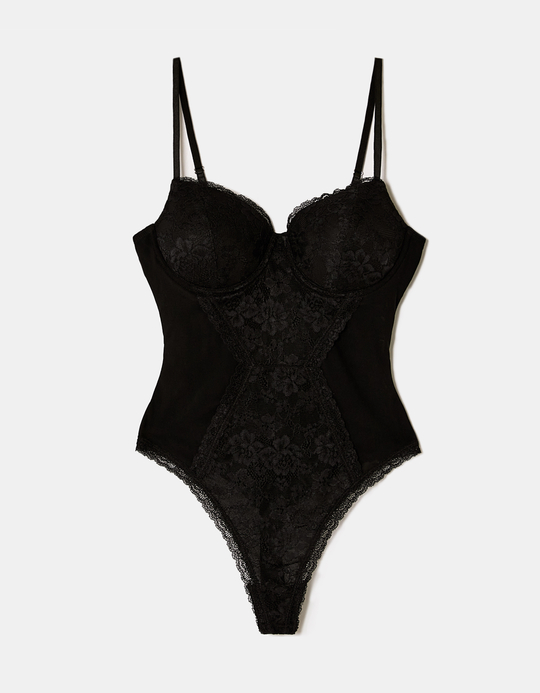 TALLY WEiJL, Body Noir en Dentelle for Women