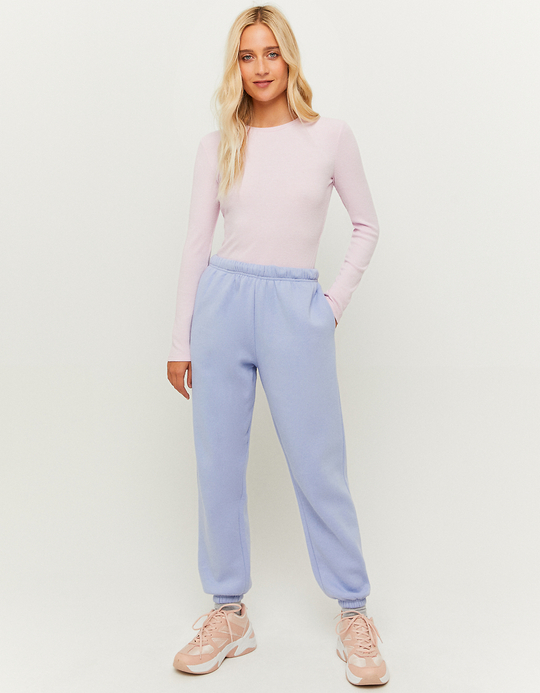 TALLY WEiJL, Pinker langärmliger Basic Bodysuit for Women