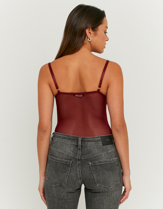 TALLY WEiJL, Body in Pizzo Bordeaux for Women