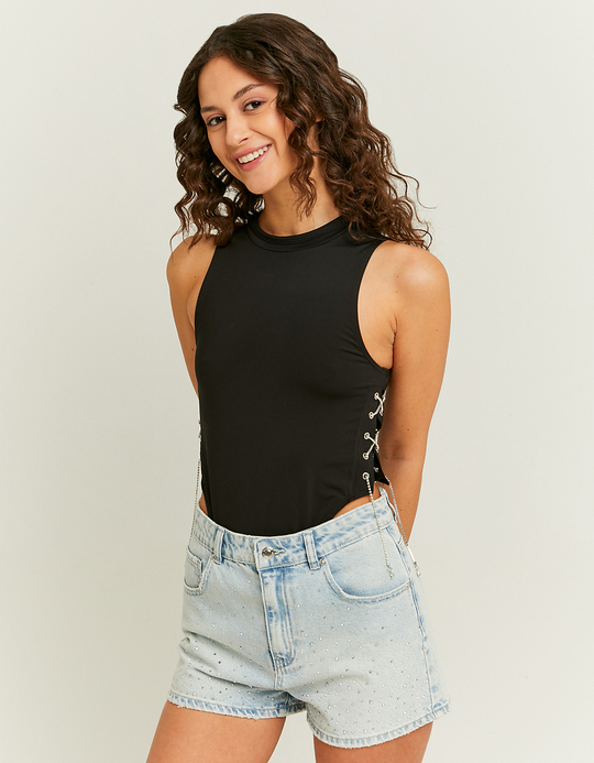 TALLY WEiJL, Body Sgambato Nero for Women
