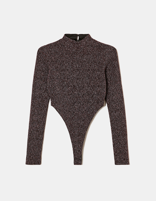 TALLY WEiJL, Langärmliger Body aus Lurex for Women