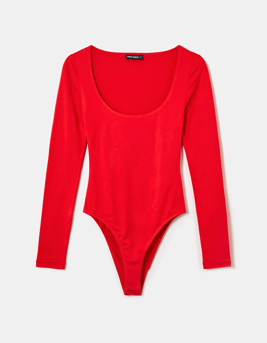 TALLY WEiJL, Schwarzer Langärmliger Body for Women