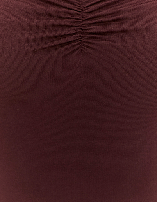 TALLY WEiJL, Burgundy Fitted Bodysuit for Women