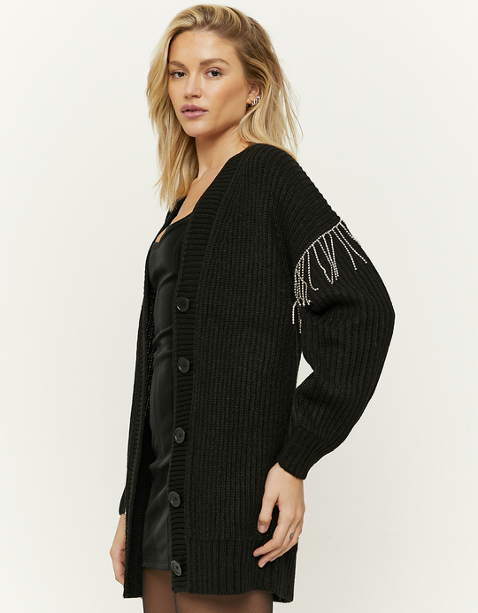 TALLY WEiJL, Schwarzer Long Cardigan for Women