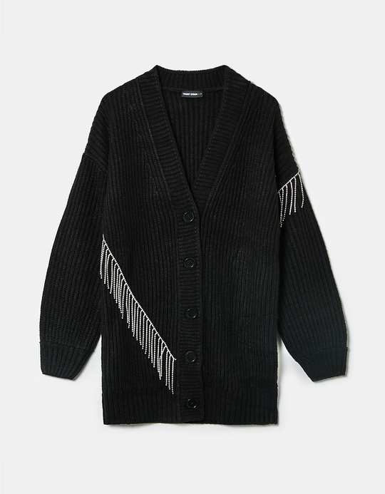 TALLY WEiJL, Cardigan Long Noir for Women