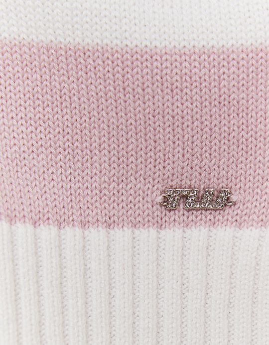 TALLY WEiJL, Cardigan Rayé Rose for Women