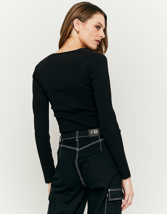 TALLY WEiJL, Top noir en maille for Women
