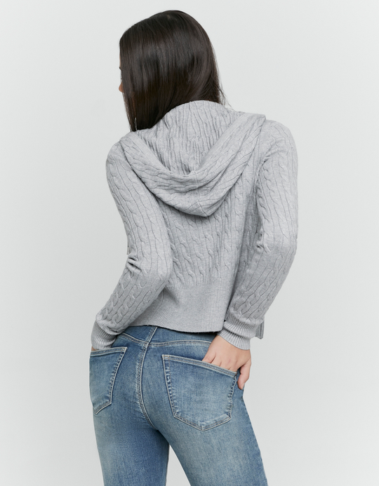TALLY WEiJL, Cardigan Grigio con Zip for Women