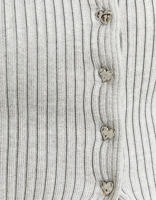TALLY WEiJL, Grey Knitted Cardigan for Women