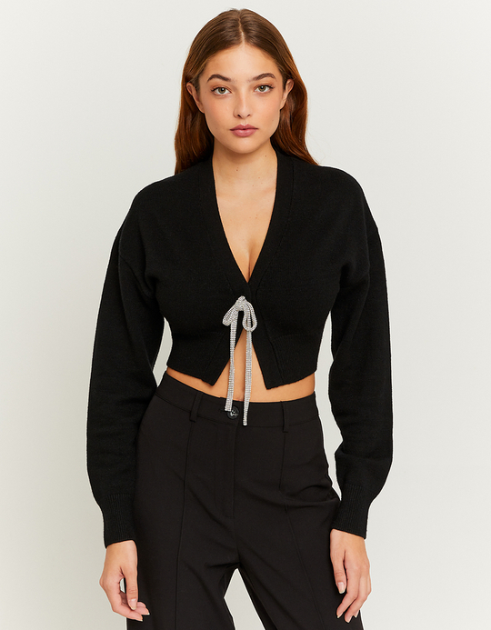 TALLY WEiJL, Cardigan Corto Nero for Women