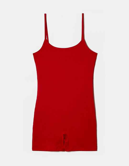 TALLY WEiJL, Combishort Rouge Basique for Women